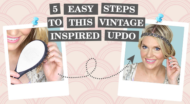 5 Easy Steps To This Vintage Inspired Updo