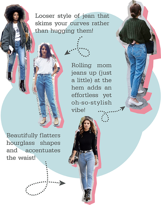 mom jeans for hourglass